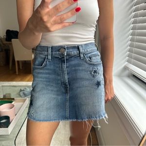Hudson star denim skirt